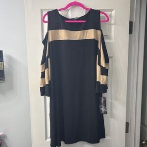 NWT black and tan dress